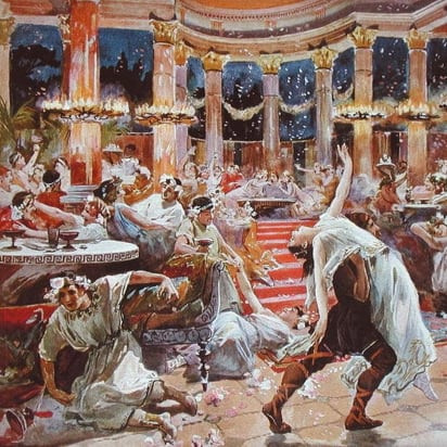 Tầng lớp thượng lưu và quý tộc thường tổ chức những buổi tiệc xa hoa. Khách mời trong những buổi tiệc này chủ yếu là gia đình, bạn bè, đối tác làm ăn hoặc những người cùng trong giới chính trị...