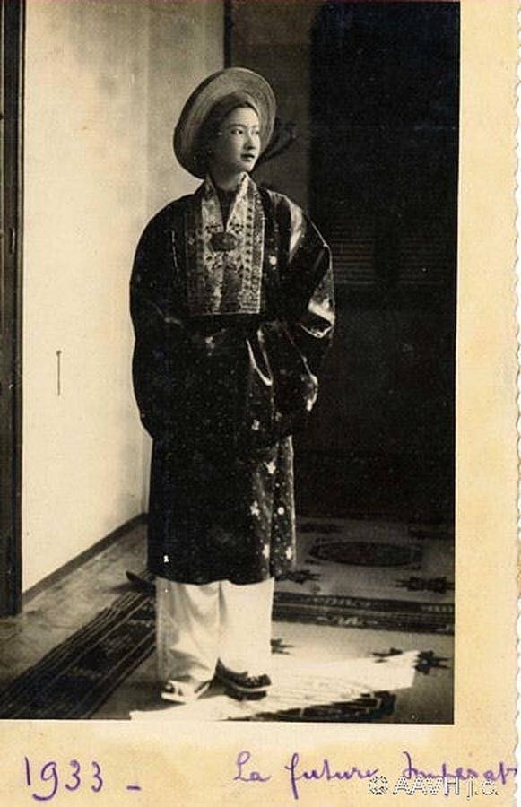 Nam Phương Hoàng hậu trong ngày cưới.