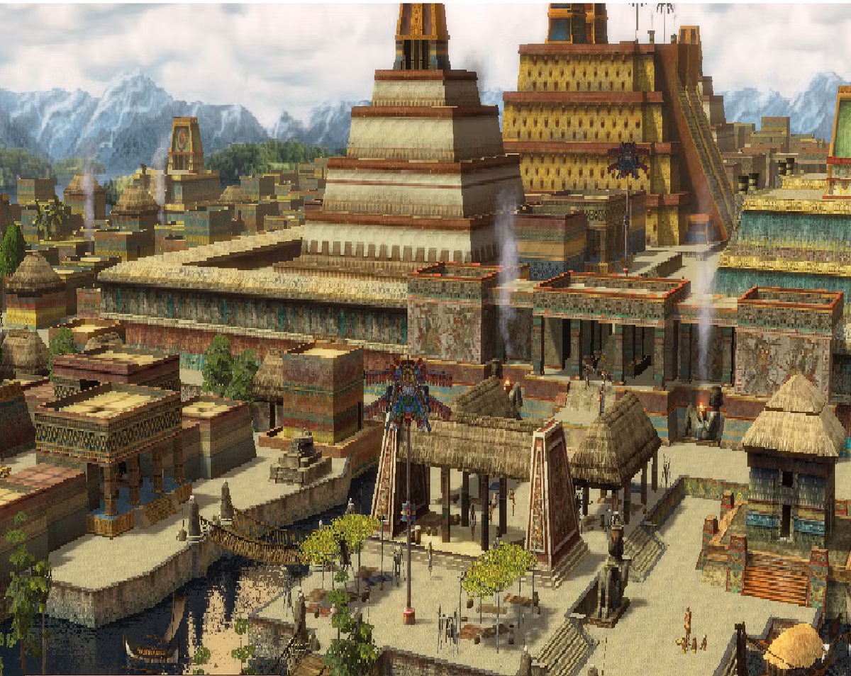 Theo các sử liệu, người Aztec sinh sống ở khu vực phía Nam Mexico từ đầu thế kỷ 13. Người dân đế chế này chọn Tenochtitlan làm nơi xây dựng kinh đô - trung tâm chính tri - văn hóa - xã hội xuất phát từ lời tiên tri liên quan đến đại bàng.