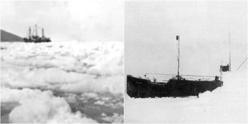 Các thủy thủ cho rằng con tàu Baychimo sẽ bị chìm bởi điều kiện thời tiết khắc nghiệt mùa đông năm ấy. Vì vậy, họ quyết định bỏ lại con tàu. Tuy nhiên, con tàu Baychimo không chìm và tiếp tục trôi dạt trên biển suốt nhiều năm. Một số tàu thuyền và người đi biển nhìn thấy con tàu "ma" không một bóng người.