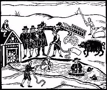 Đối với với người dân thời đó, nước được xem là yếu tố thiêng liêng giúp kiểm tra xem một người có phải là phù thủy hay không. Nếu người đó thực sự là phù thủy thì sẽ nổi lên trên mặt nước.