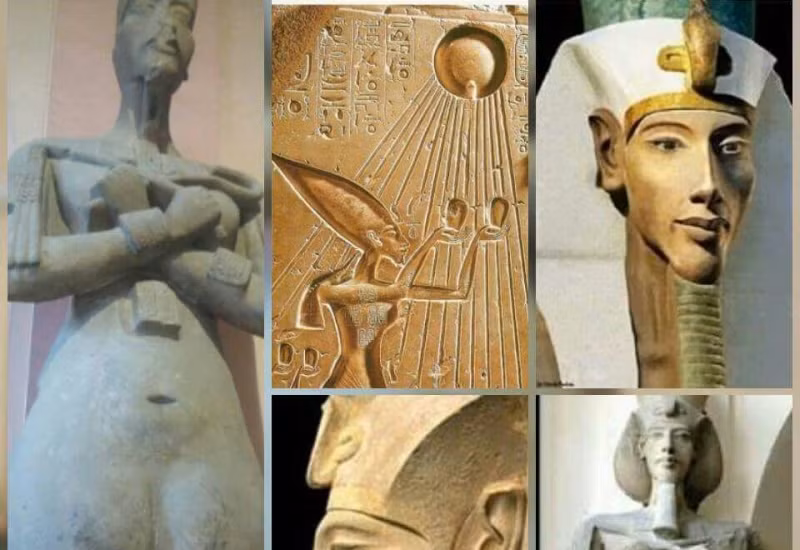 Không những vậy, Akhenaten cũng dời kinh đô đến địa điểm mới cách Thebes khoảng 300 km về phía Bắc. Ông đặt tên cho kinh đô mới là Akhetaton (có nghĩa “Chân trời của Aton”).