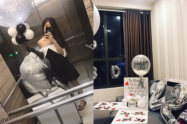 Gần đây, trong ngày sinh nhật của mình, Hoài Lâm nhận được món quà bất ngờ từ bạn gái. Ngoài lời cảm ơn, anh còn gọi cô là “vợ tuyệt vời”. Ảnh: Instagram nhân vật