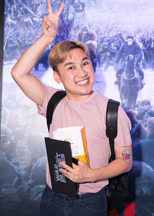 Don Nguyễn cũng là một trong những khán giả Việt đầu tiên được thưởng thức bộ phim “Đại chiến hành tinh khỉ”.