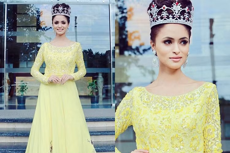 Anukriti Gusain đến từ Ấn Độ. Xuất thân là một nhà phát triển phần mềm, Anukriti luôn mơ ước trở thành một phần của làng giải trí. Trong bảng xếp hạng, đại diện của Ấn Độ giữ vị trí thứ 4. Ảnh: FBNV