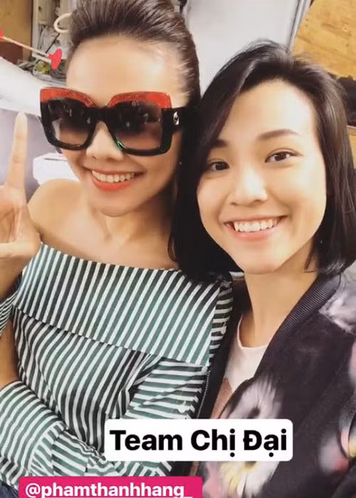 Hoàng Oanh tích cực khoe mái tóc ngắn cá tính của mình trên trang cá nhân. Ảnh: FBNV