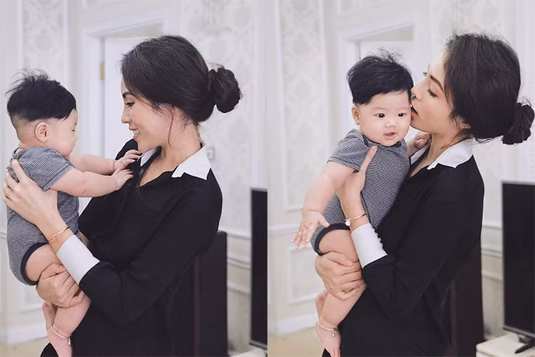 Hoa hậu Kỳ Duyên cưng nựng cháu trai kháu khỉnh của mình là một trong những tin tức sao Việt trong ngày 21/7.