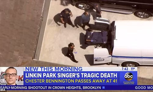  Chester treo cổ tự tử đúng vào ngày sinh nhật của người bạn thân Chris Cornell qua đời vào tháng 5 vừa qua. Ảnh: Dailymail