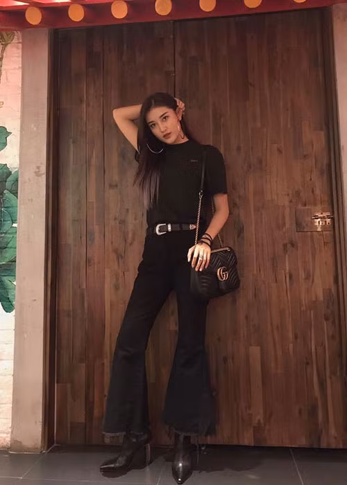 Á hậu Huyền My cực ngầu trong loạt ảnh vừa được chia sẻ trên trang cá nhân.