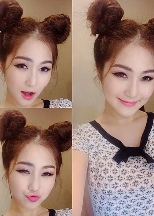 Hương Tràm lăng xê mốt tóc Na Tra giống nhiều sao Việt trong thời gian gần đây.