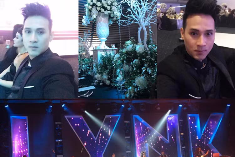 Ca sĩ Nguyên Vũ cũng xuất hiện tại tiệc sinh nhật hoành tráng của Lý Nhã Kỳ.