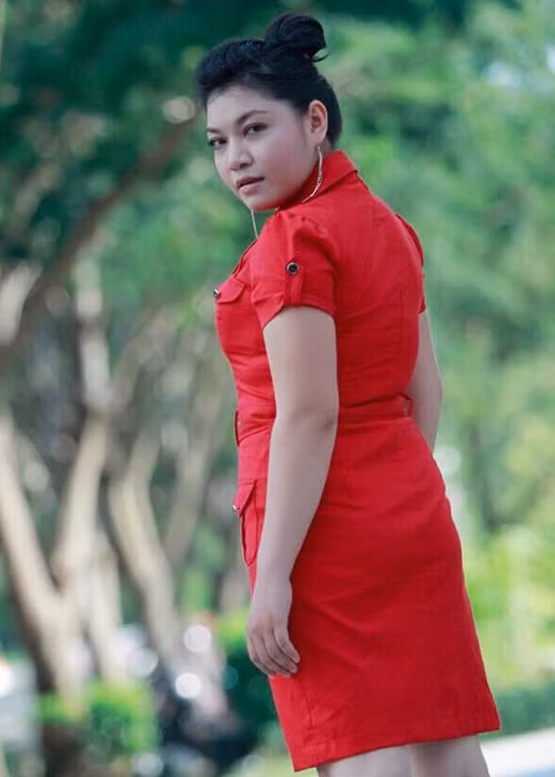 Năm 2012, Xuân Nghi giành ngôi vị á quân cuộc thi The Voice 2012. Cô vốn là người dễ lên cân nên luôn tự ti về vẻ ngoài của mình. Ảnh: FBNV