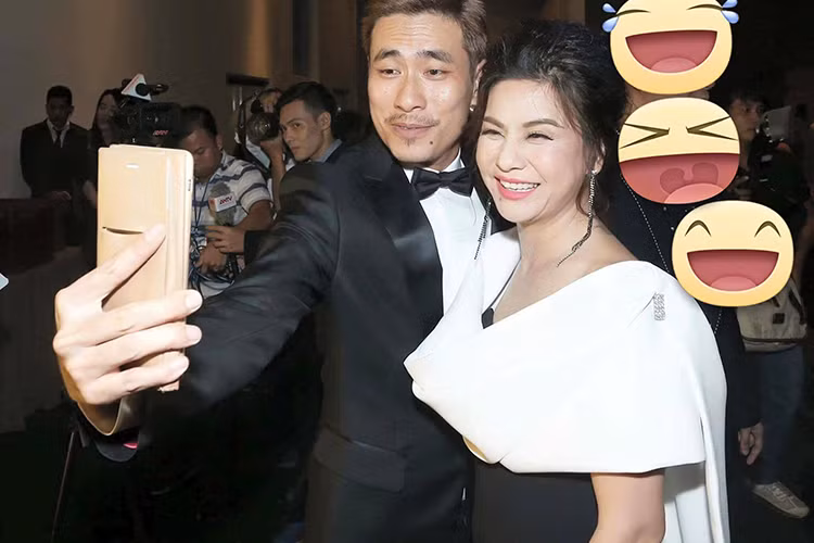 Cát Phượng và Kiều Minh Tuấn đã có 9 năm bên nhau vô cùng hạnh phúc. Chuyện tình cảm của cặp đôi lệch tuổi này được bạn bè, đồng nghiệp và fans rất ủng hộ. Ảnh: FBNV