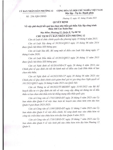 TP HCM: Kien Phuoc Thanh trung 2 goi thau tai UBND Phuong 5-Hinh-5