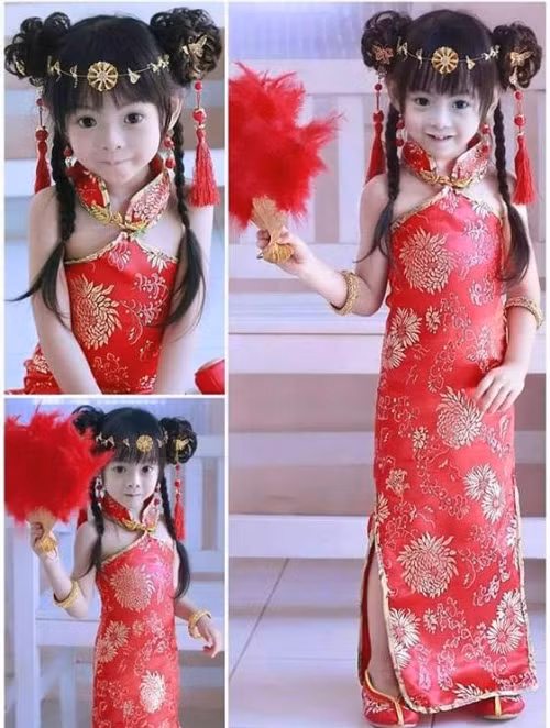 Đôi mắt to tròn đen láy, nước da trắng hồng cùng mái tóc dài thướt tha, cô nàng nhóc tỳ người Thái được dân mạng yêu mến đặt biệt danh là "tiểu mỹ nhân" hay "tiểu thiên thần".