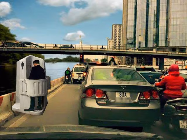 Vụ việc "soái ca tè bậy" làm nảy sinh nhiều tranh cãi khi có một bộ phận dư luận cho rằng nguyên nhân dẫn đến việc người ngồi trong xe ô tô dừng lại xuống đường "giải quyết nỗi buồn" một phần cũng do Hà Nội có quá ít nhà vệ sinh công cộng, đường xá lại hay tắc nghẽn. Dựa vào những quan điểm trên, dân mạng đã chế ra rất nhiều bức ảnh hài hước mô tả lại hành động của anh T. và thể hiện mong muốn những nhà vệ sinh công công sẽ xuất hiện nhiều hơn trên đường phố.