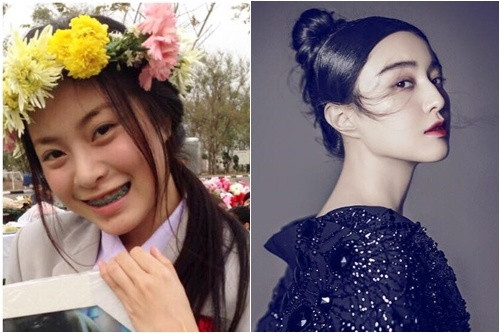 Thời gian đầu là phẫu thuật mũi, sau đó cô nàng hot girl người Thái Lan lại tiếp tục gọt cằm và chỉnh mắt. Theo thời gian, toàn bộ khuôn mặt của Aee Nipaporn đều là "mượn" của nữ hoàng thị phi Phạm Băng Băng.