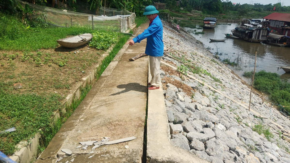 Soc Son: Ke huu song Cau hoan thanh chua lau... sat lo nghiem trong-Hinh-2