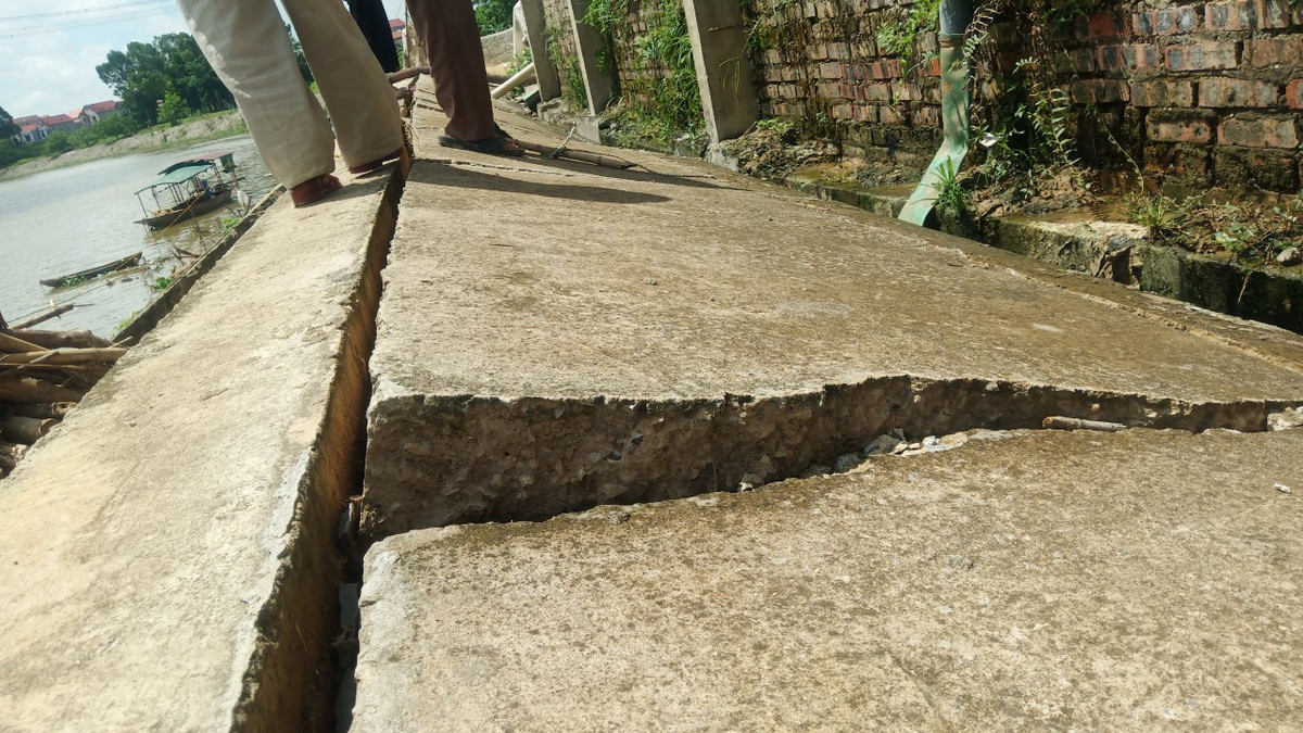 Soc Son: Ke huu song Cau hoan thanh chua lau... sat lo nghiem trong-Hinh-5