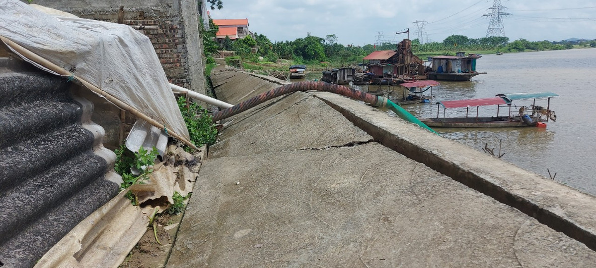 Soc Son: Ke huu song Cau hoan thanh chua lau... sat lo nghiem trong