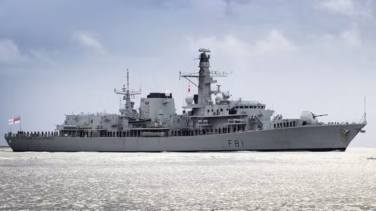 Tàu HMS Sutherland. Ảnh: Bộ Quốc phòng Anh