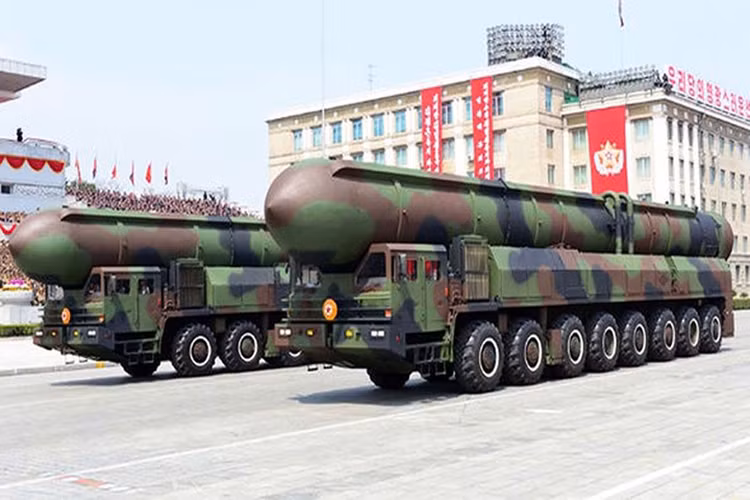 Hình ảnh tập dượt trước lễ duyệt binh. Ảnh: Getty.