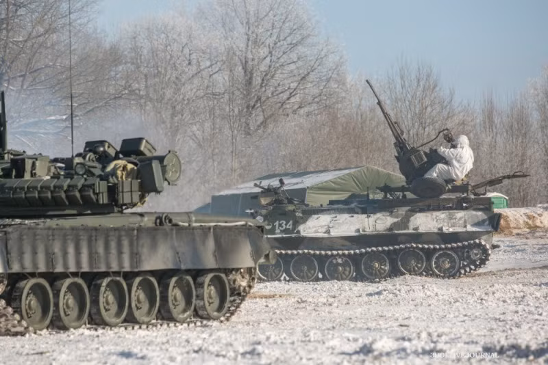 Ngoài ra còn có một số loại thiết giáp khác cũng thao diễn trước đông đảo người dân. Nguồn ảnh: Arms-Expo