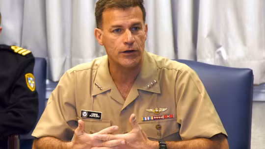 Phó Đô đốc John Aquilino. Ảnh: AP