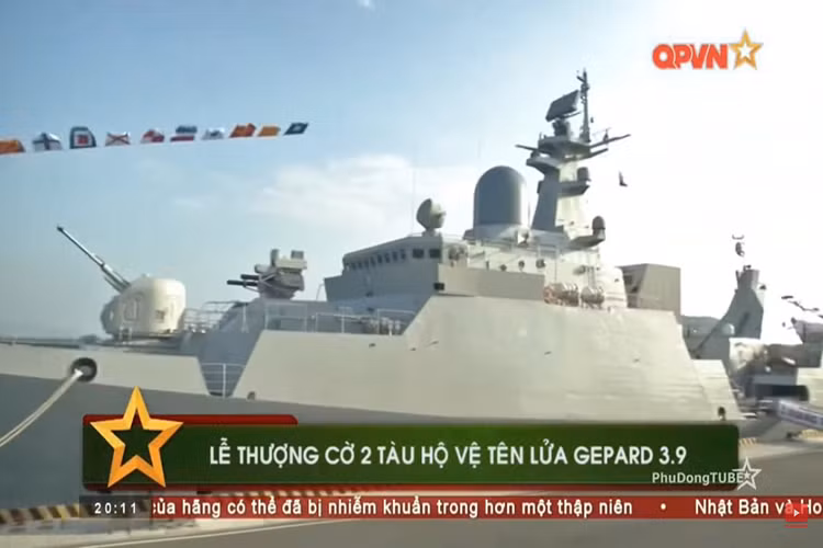 Mặc dù được tăng cường vũ khí mới nhưng hệ thống vũ khí cơ bản trên các tàu Gepard 3.9 mới cũng không thay đổi so với hai tàu trước đó với bộ đôi hải pháo 76mm AK-176 và cụm tổ hợp vũ khí đánh chặn tầm gần gồm pháo – tên lửa phòng không Palma-SU. Nguồn ảnh: QPVN.