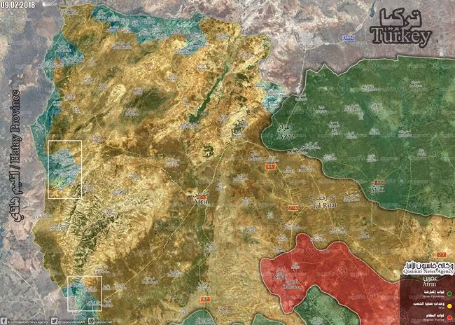 Cuộc tấn công mở một hướng chiến trường mới trên hướng tây nam khu vực. Lực lượng FSA và quân Thổ Nhĩ Kỳ chiếm được 3 thị trấn và làng mạc.