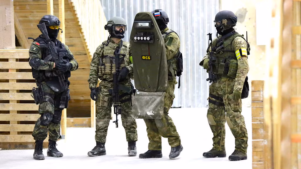 Đội đặc nhiệm chống khủng bố Alpha thuộc FSB của Nga. Ảnh: Sputnik.