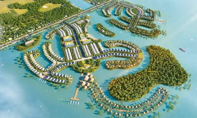 Phối cảnh dự án khu du lịch sinh thái Đầm Thị Nại.