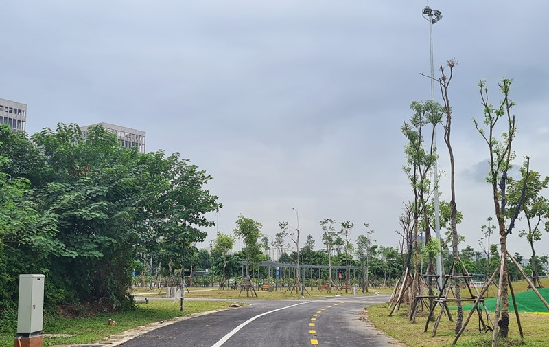 Theo kế hoạch ngay trong công viên Mễ Trì còn có một trung tâm thương mại sẽ được xây dựng.