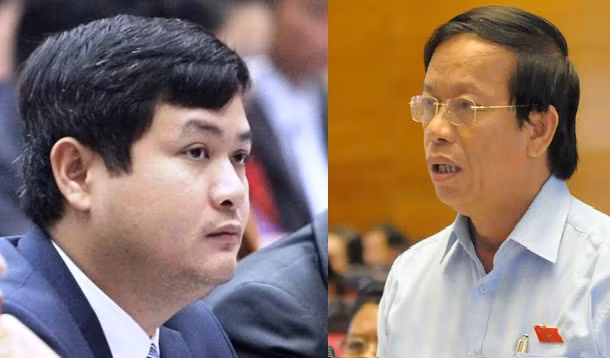 Ông Lê Phước Thanh và con trai Lê Phước Hoài Bảo.