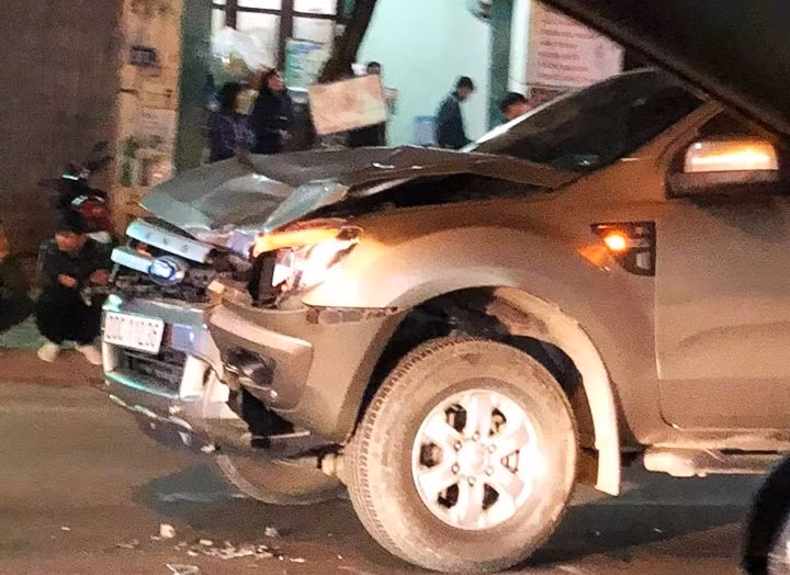 Hiện trường xảy ra vụ tai nạn.