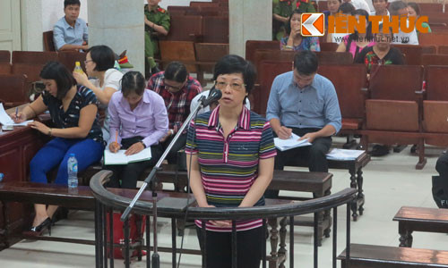 Phiên tòa xét xử Châu Thị Thu Nga.