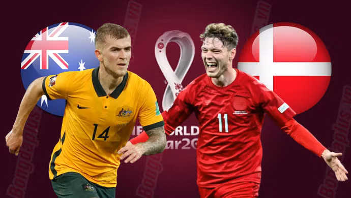 Sau hai lượt đấu, đội tuyển Australia đang có 3 điểm với 1 trận thắng và 1 trận thua, trong khi đó, đội tuyển Đan Mạch có 1 điểm với 1 trận hòa và 1 trận thua. Đang tạm đứng đầu bảng D là đội tuyển Pháp với 2 trận toàn thắng, có 6 điểm.