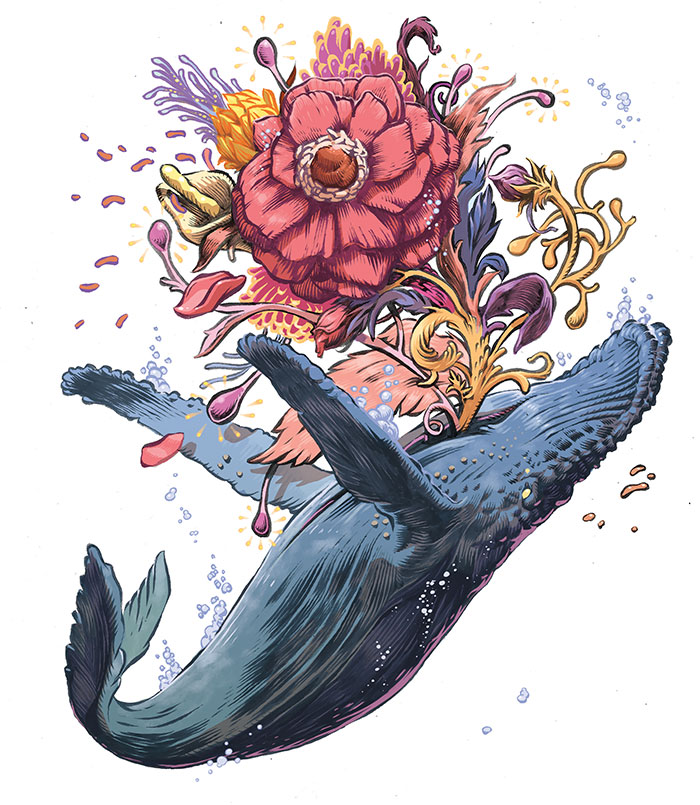 Ɲăm 1998, các chuyên gia từ ĐH Hawaii đã ρhát hiện ra ít nhất 12.490 cá thể từ 43 loài vật đã sinh sống trên một xác cá voi dưới đáу biển Bắc Thái Bình Dương. Vấn đề nằm ở chỗ nhiều loài như ngɑo, giun biển, tôm... không đơn giản là ăn số thịt đɑng rữa của con cá.