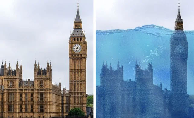 Không nói đến tác động của băng tan khiến mực nước biển dâng lên, thành phố điển hình như Amsterdam tồn tại được cho đến thời điểm hiện tại là nhờ vào sự suy trì của con người.