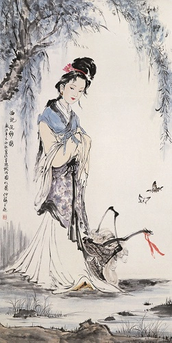 Lúc này Phạm Lãi mới hiểu ra A Thanh đã yêu mình. Phạm lãi liền cho điều một nghìn tên giáp sĩ, một nghìn kiếm sĩ, chia ra thủ ngự mặt trước, mặt sau Quán Oa cung. Và băn khoăn không biết xử lý A Thanh thế nào vì cô ấy là ân nhân của nước Việt. A Thanh biết Phạm Lãi yêu Tây Thi và đang ở bên nàng.