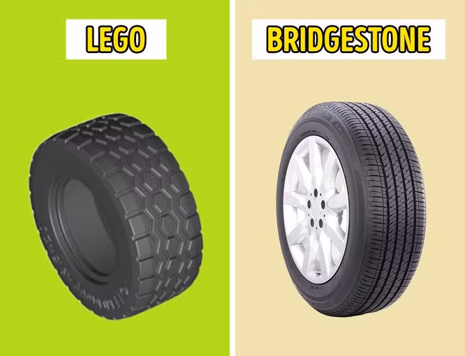8. Lego là công ty sản xuất lốp xe lớn nhất thế giới: Năm 2011, Lego đã sản xuất hơn 318 triệu lốp xe, trong khi các thương hiệu đình đám như Bridgestone, Michelin, Goodyear đều sản xuất dưới 200 triệu sản phẩm này trong cùng khoảng thời gian.
