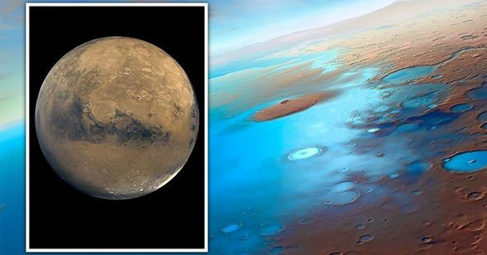 Trong nghiên cứu mới, họ đã dựng nên một mô hình về đoạn quá khứ mãnh liệt nói trên của Sao Hỏa, chỉ ra sự tồn tại của một đại dương bao phủ toàn bộ hành tinh, giống hệt đại dương sơ khai của Trái Đất. Độ sâu của đại dương này ít nhất 300 m, và có khả năng lên tới 1 km ở một số điểm.