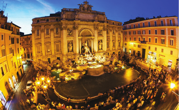 Đập ở sườn phía bắc được đặt cao hơn bể chứa ở sườn phía nam, tạo ra độ chênh cần thiết để dẫn nước chảy theo ống dẫn.