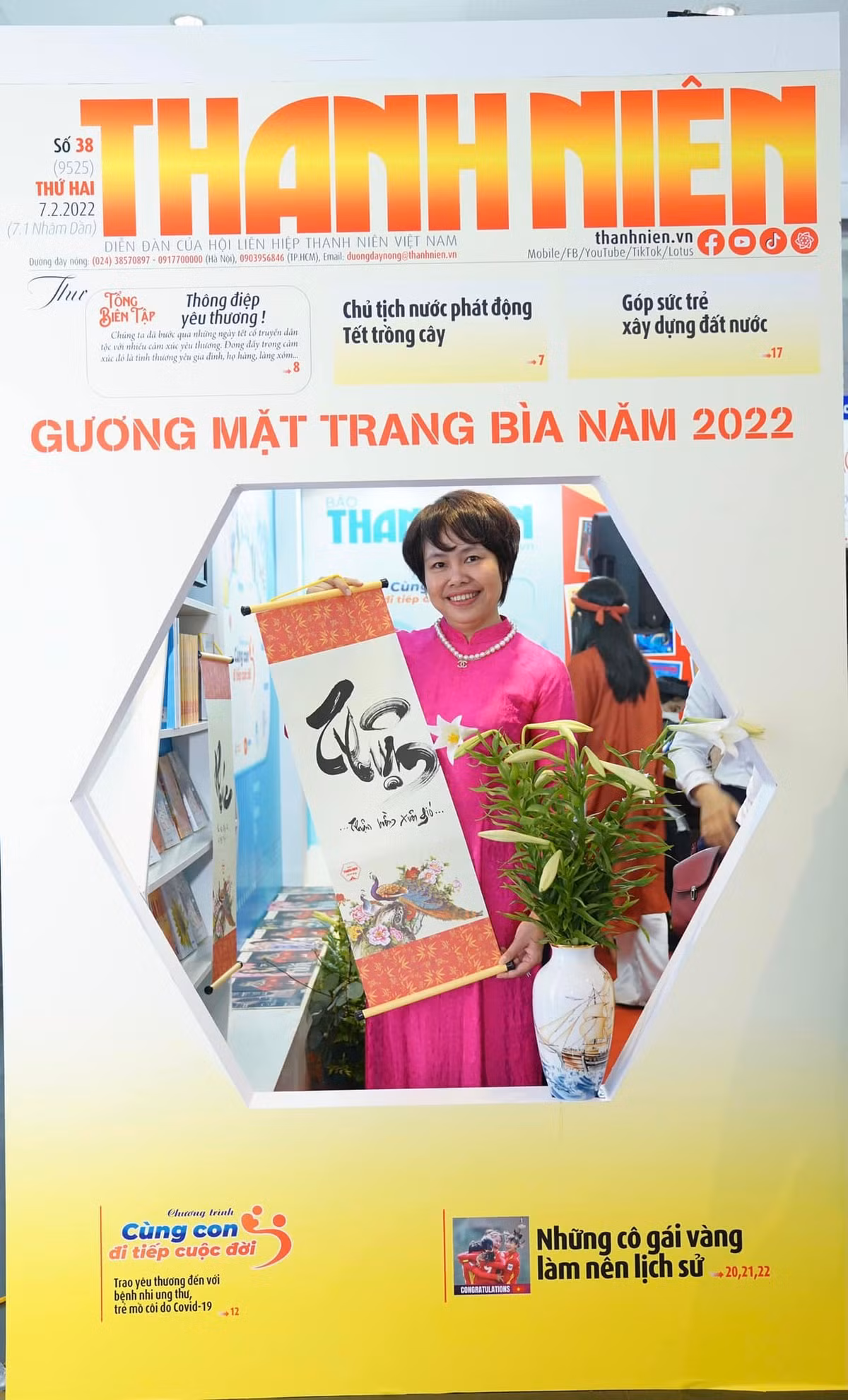 Nha bao Dang Thi Phuong Thao - Pho Tong bien tap Bao Thanh Nien: “Hanh phuc la nhung dau tru”