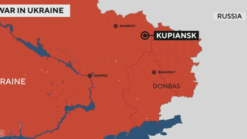 Vị trí chiến lược của Kupyansk khiến khu vực này trở thành chiến trường trọng điểm cho các cuộc đối đầu bằng drone. Đây không chỉ là đầu mối đường sắt then chốt vận chuyển tiếp tế cho tiền tuyến phía Đông của Ukraine, mà còn là điểm xuất phát quan trọng cho các chiến thuật “du kích UAV” của Kiev. Ảnh: CBS