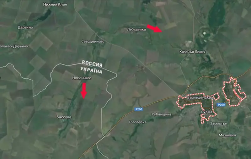 Ngày 28/2, có thông tin về việc các nhóm đổ bộ của Nga tiến về hướng Basovka, nằm ở phía nam Novenke. Theo đó, đợt tiến công này mở rộng phạm vi kiểm soát hỏa lực đối với tuyến đường chạy qua Yunakovka của Sumy đến Sudzha. Yunakovka đã trở thành điểm trung chuyển chính của đối phương để điều động lực lượng và tài nguyên đến khu vực biên giới Kursk. Ảnh: Top War