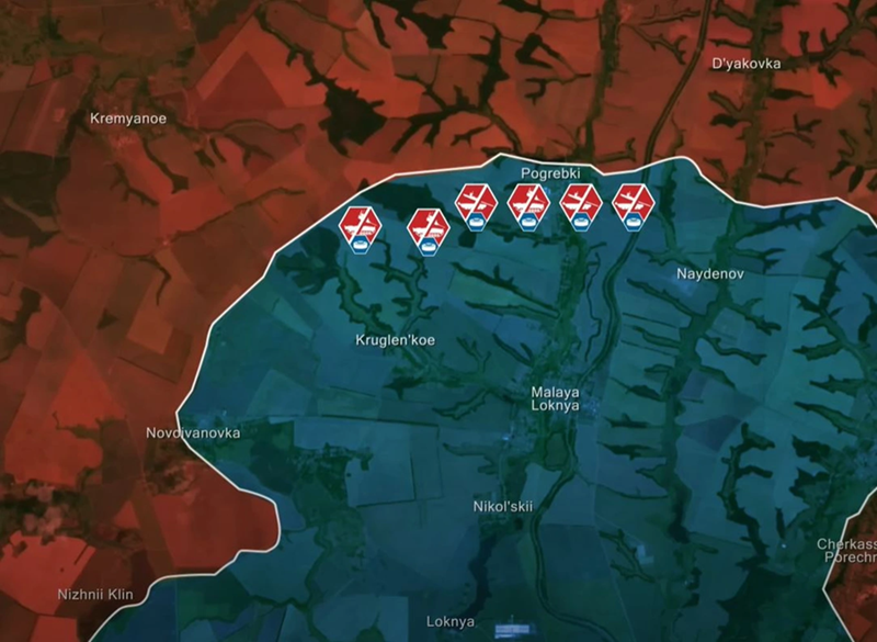 Đồng thời, các hoạt động của quân đội Ukraine tại khu vực Pogrebki ở phía bắc đã giảm xuống mức tối thiểu. Có thể quân đội Ukraine ở phía bắc đã nhận ra rằng quân đội Nga đang tiến gần đến tuyến giao thông huyết mạch của họ, khiến họ mất tinh thần chiến đấu. Ảnh: Euromaidan Press