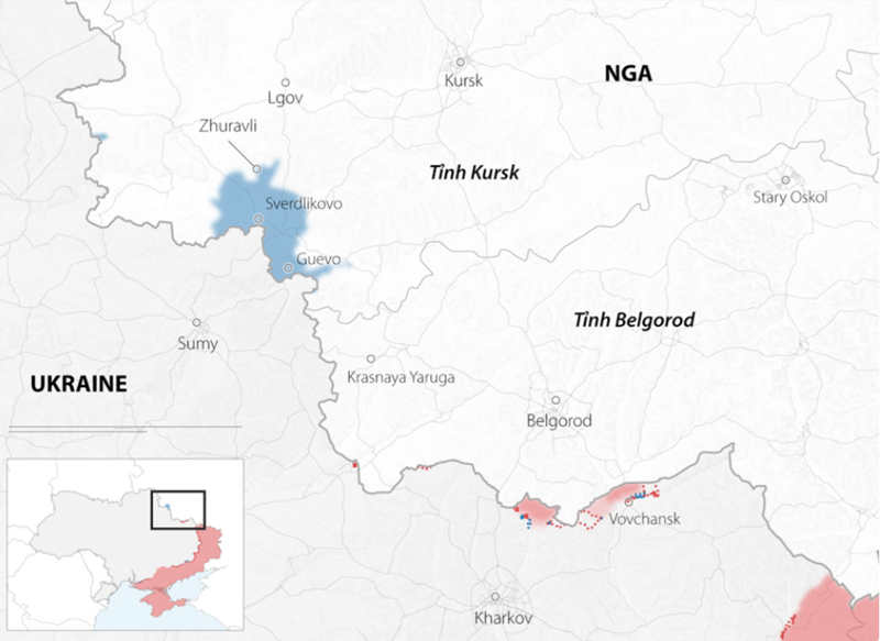 Theo kênh Telegram “Military Affairs”, Anh và Pháp yêu cầu quân đội Ukraine tăng cường các cuộc tấn công vào Belgorod và Kursk. Ukraine phải chiếm được càng nhiều lãnh thổ Nga càng tốt trước ngày 1/5 năm nay, ít nhất cũng phải kiểm soát một phần nhỏ của tỉnh Belgorod để thể hiện kết quả chiến sự. Ảnh: TASS