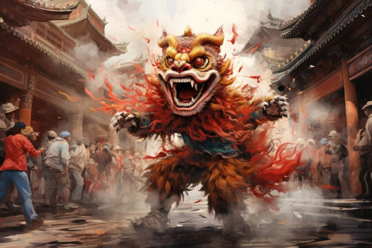 Theo truyền thuyết, Niên là một loài quái thú hung dữ, ẩn mình dưới đáy biển sâu thẳm hoặc trên đỉnh núi cao chót vót. Chúng được mô tả với thân hình đồ sộ như bò đực, đầu sư tử, mang một vẻ ngoài hung tợn đến rợn người. Không chỉ thế, Niên còn sở hữu chiếc hàm rộng lớn, đủ sức nuốt chửng vô số người cùng một lúc.