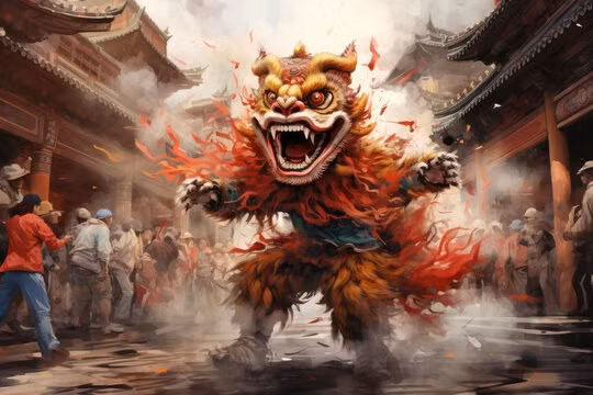 Theo truyền thuyết, Niên là một loài quái thú hung dữ, ẩn mình dưới đáy biển sâu thẳm hoặc trên đỉnh núi cao chót vót. Chúng được mô tả với thân hình đồ sộ như bò đực, đầu sư tử, mang một vẻ ngoài hung tợn đến rợn người. Không chỉ thế, Niên còn sở hữu chiếc hàm rộng lớn, đủ sức nuốt chửng vô số người cùng một lúc.